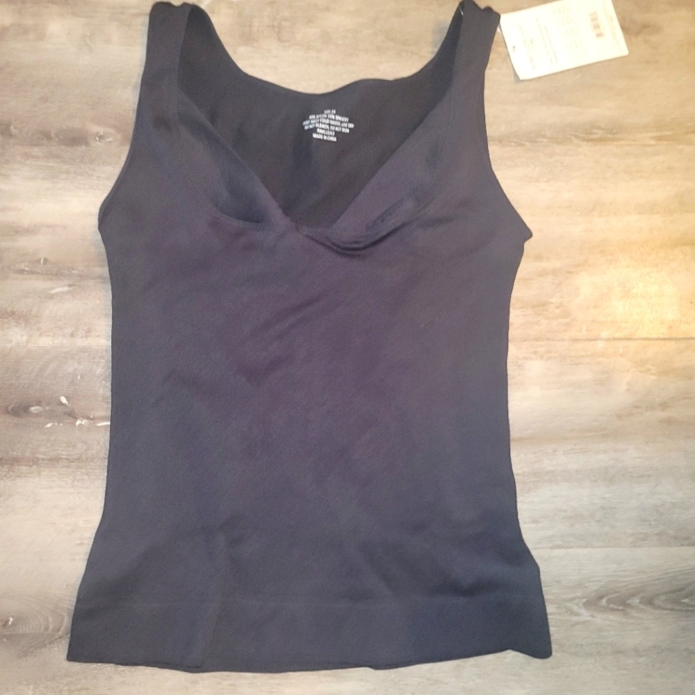 Bobbie Brooks Wear Your Own‎ Bra Shaping cami-black- womens 2x